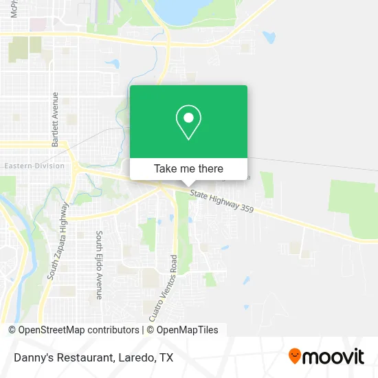 Danny's Restaurant map