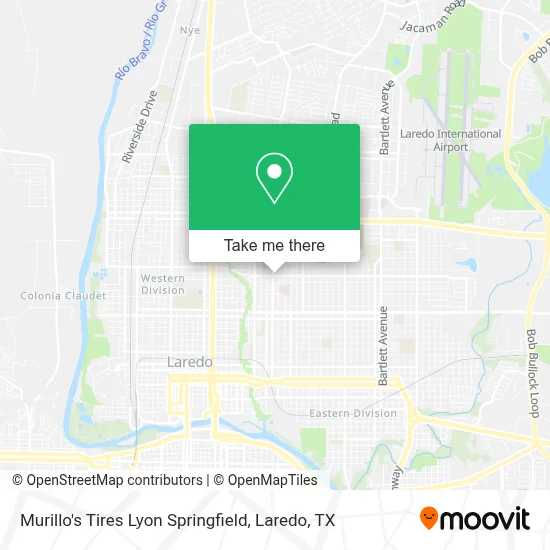 Murillo's Tires Lyon Springfield map
