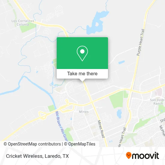 Cricket Wireless map