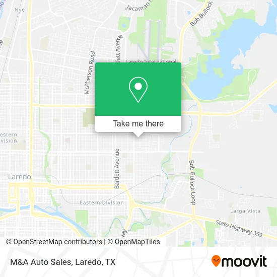 M&A Auto Sales map