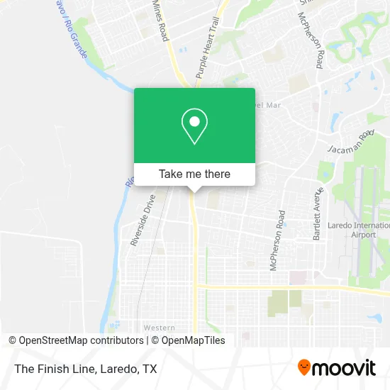 The Finish Line map