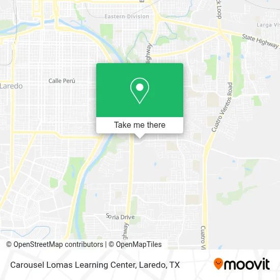 Carousel Lomas Learning Center map