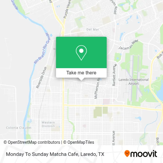Monday To Sunday Matcha Cafe map