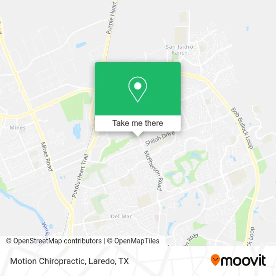 Motion Chiropractic map