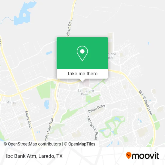 Ibc Bank Atm map