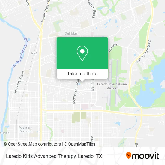 Laredo Kids Advanced Therapy map