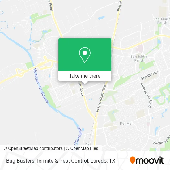 Bug Busters Termite & Pest Control map