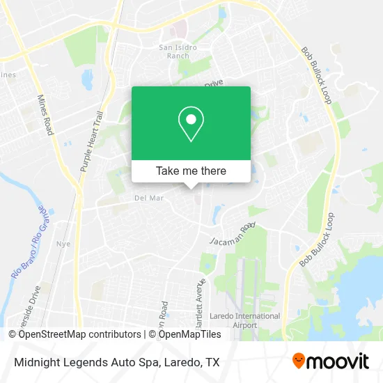 Midnight Legends Auto Spa map