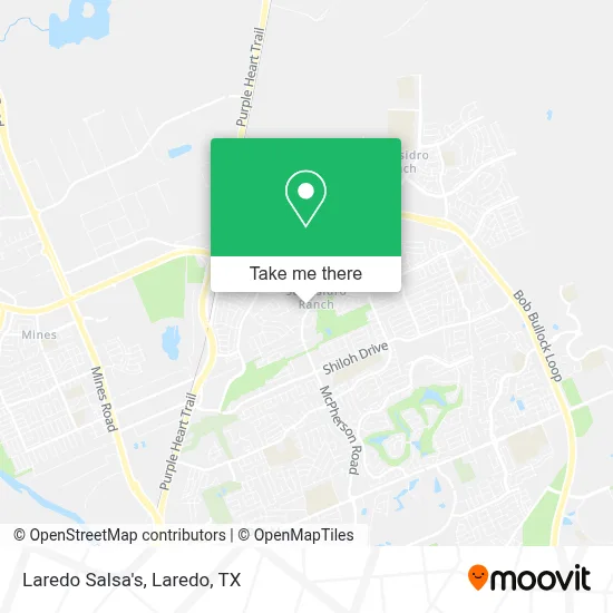 Laredo Salsa's map
