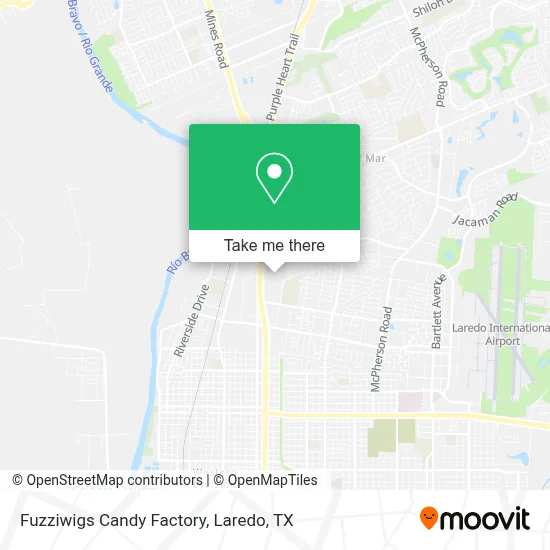 Fuzziwigs Candy Factory map