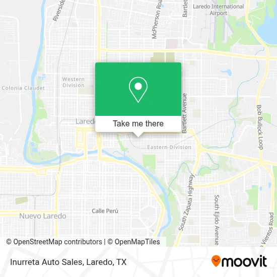 Inurreta Auto Sales map