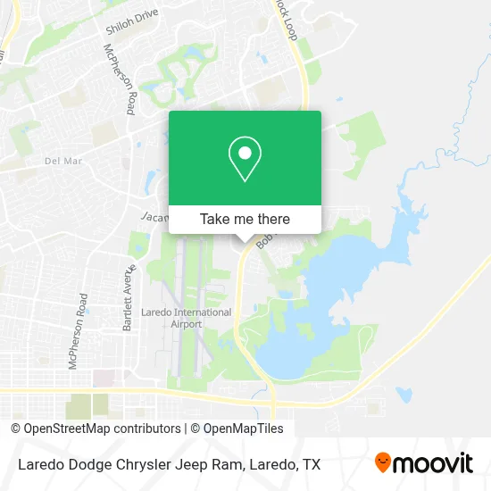 Laredo Dodge Chrysler Jeep Ram map