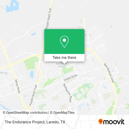 The Endurance Project map