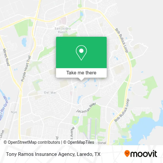Tony Ramos Insurance Agency map