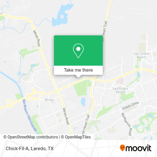 Chick-Fil-A map