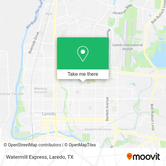 Watermill Express map