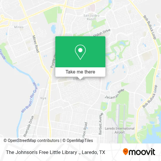 The Johnson's Free Little Library . map