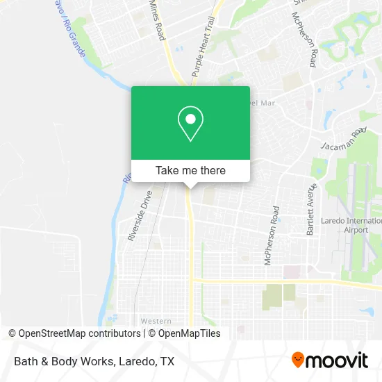 Bath & Body Works map