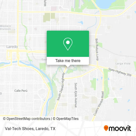 Val-Tech Shoes map