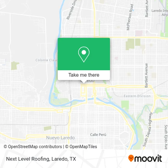 Next Level Roofing map