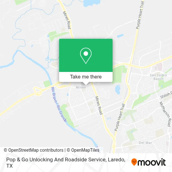 Pop & Go Unlocking And Roadside Service map