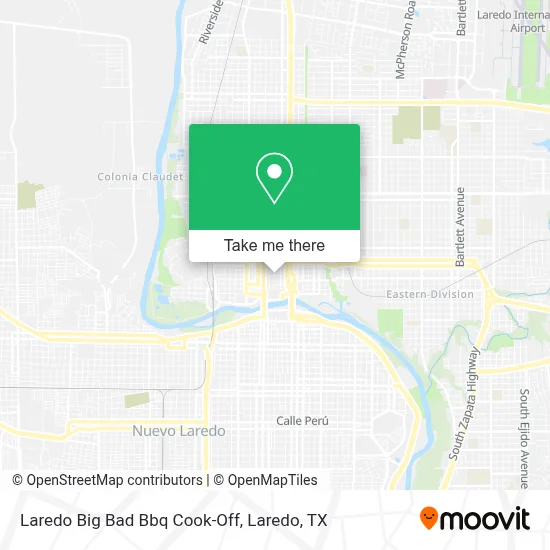 Laredo Big Bad Bbq Cook-Off map
