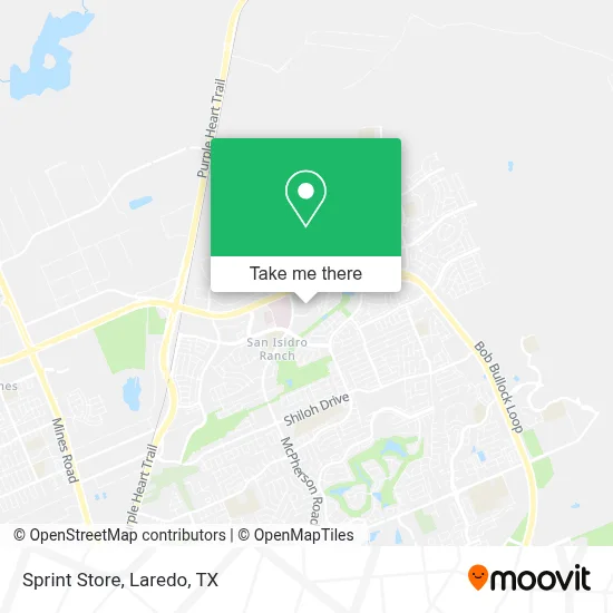 Sprint Store map