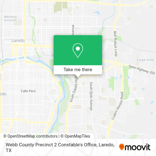 Webb County Precinct 2 Constable's Office map