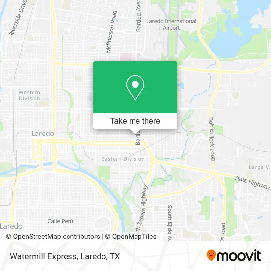 Watermill Express map