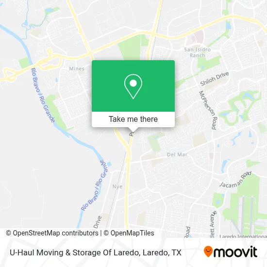 U-Haul Moving & Storage Of Laredo map