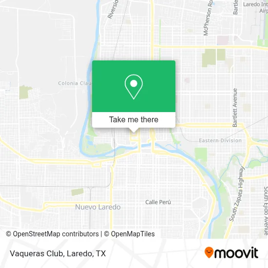 Vaqueras Club map