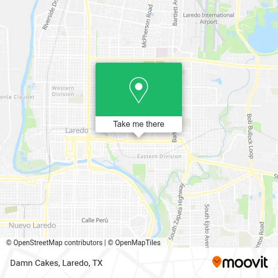 Damn Cakes map