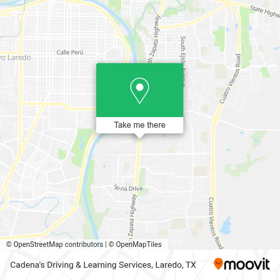 Cadena's Driving & Learning Services map