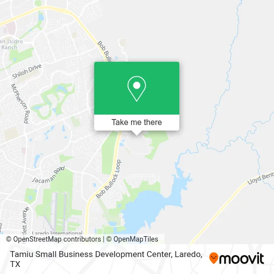 Tamiu Small Business Development Center map