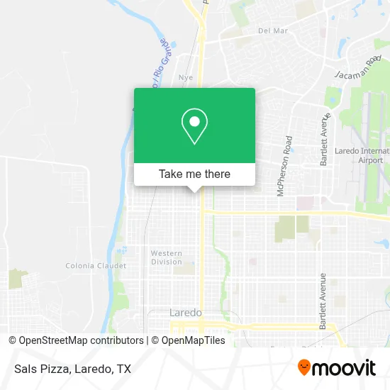 Sals Pizza map