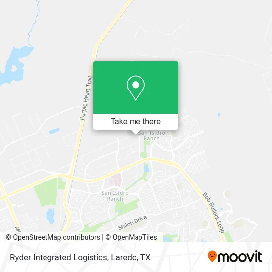 Ryder Integrated Logistics map