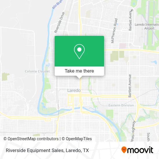 Riverside Equipment Sales map