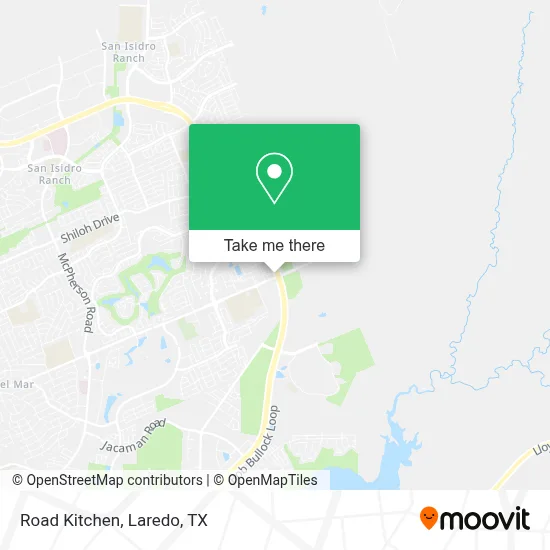 Road Kitchen map