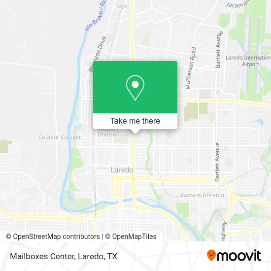 Mailboxes Center map