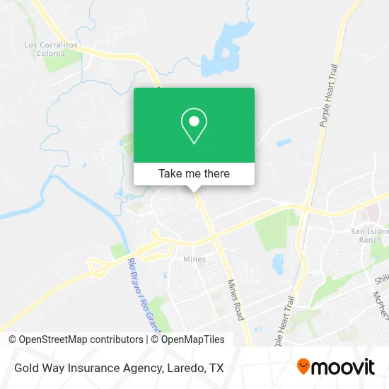 Gold Way Insurance Agency map