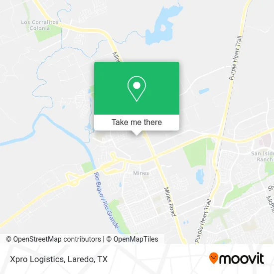 Xpro Logistics map