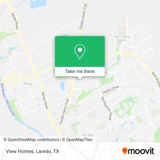 View Homes map