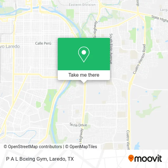P A L Boxing Gym map