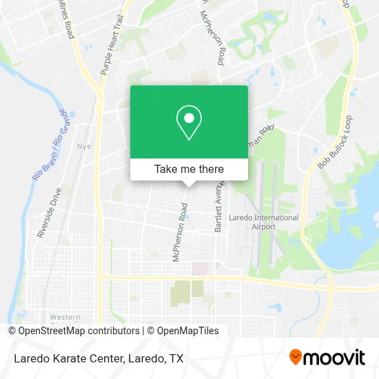 Laredo Karate Center map