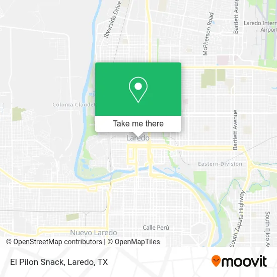 El Pilon Snack map
