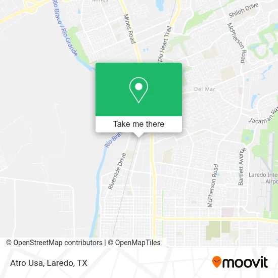 Atro Usa map