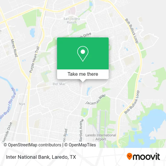 Inter National Bank map