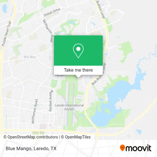 Blue Mango map