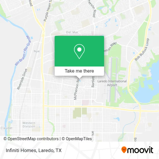 Infiniti Homes map