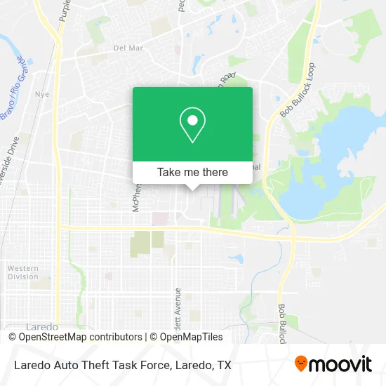 Laredo Auto Theft Task Force map